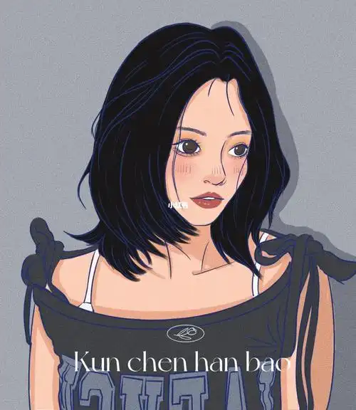 欧阳娜娜nana#欧阳娜娜  #鸭风头像  #手绘头像  #欧阳娜娜头像