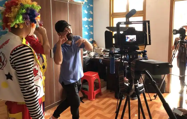 公益微电影《笑丑》拍摄现场