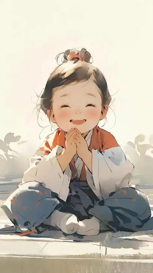 治愈壁纸,孩子们天真的笑容,是世界上最美的风景