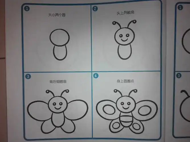 这周我们学习了绘画:蝴蝶,小宝贝们拿起手中的