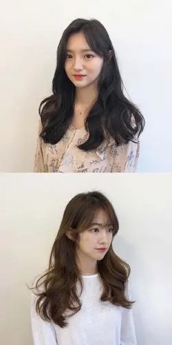 18款韩系微卷造型,刘海处理得太好看