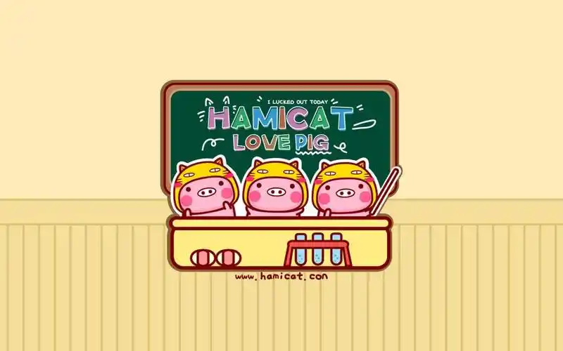 哈咪猫猪你快乐,高清壁纸图片,卡通明星-回车桌面