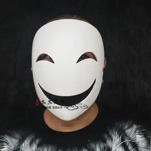 白色面具笑