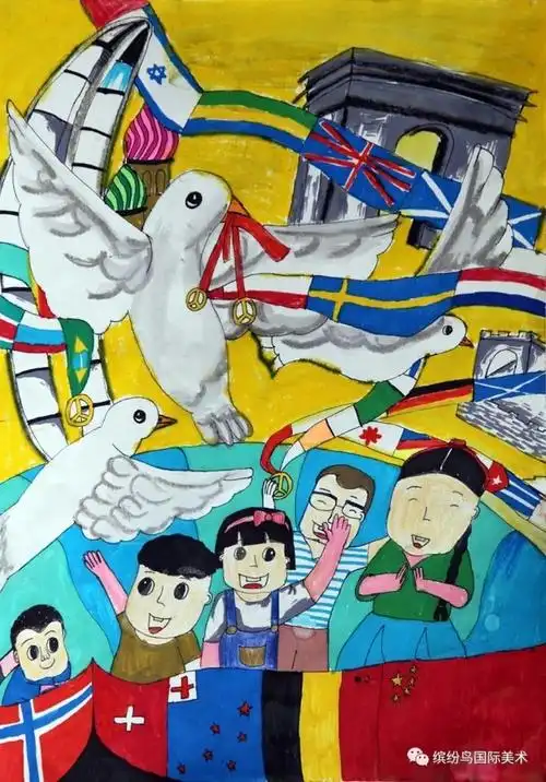 缤纷鸟第六届全国少儿美术大赛绘画类少儿b组特等奖获奖作品欣赏