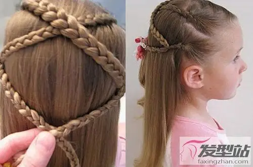 小女孩头发怎么编好看 编发公主头造型别致太吸睛