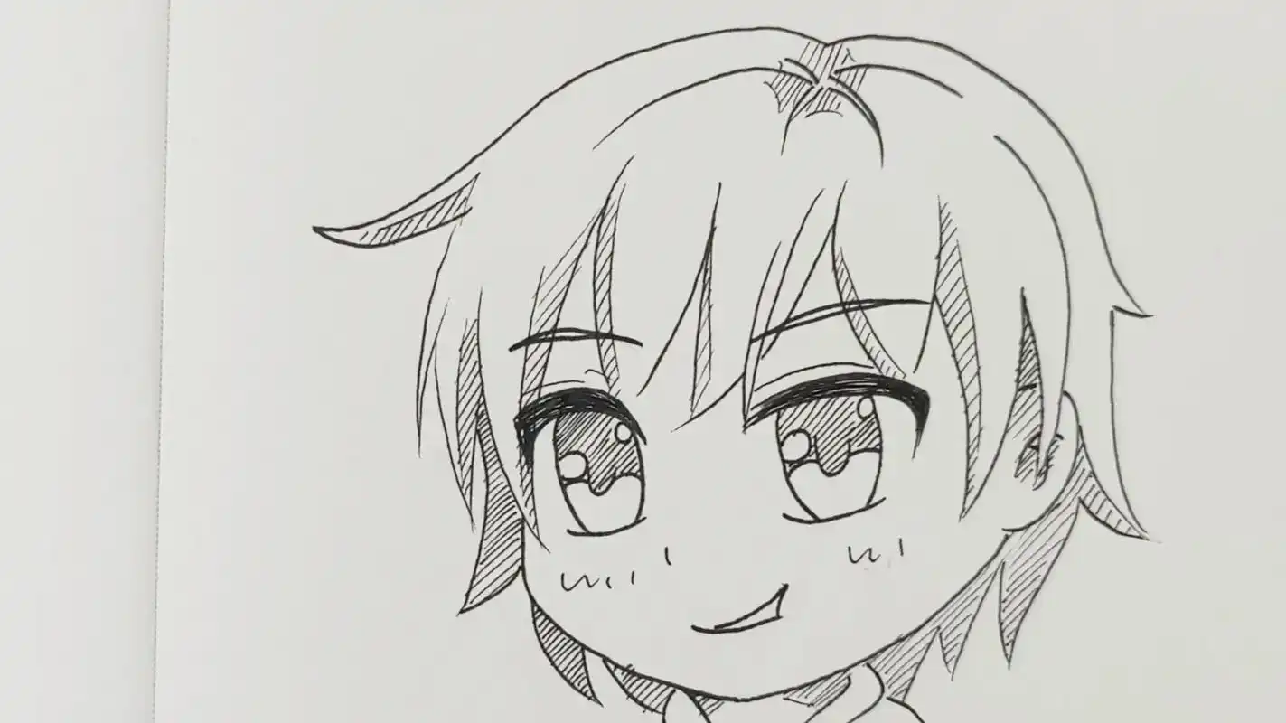 动漫教学 #手绘 #绘画过程 #q版动漫人物 @抖音小助手 - 抖音