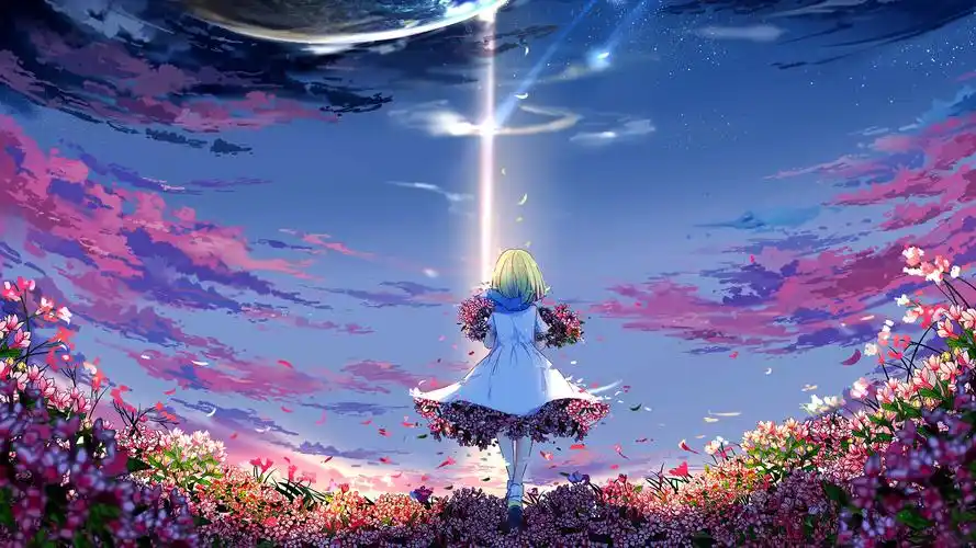 精选日系动漫角色同人高清宽屏桌面壁纸