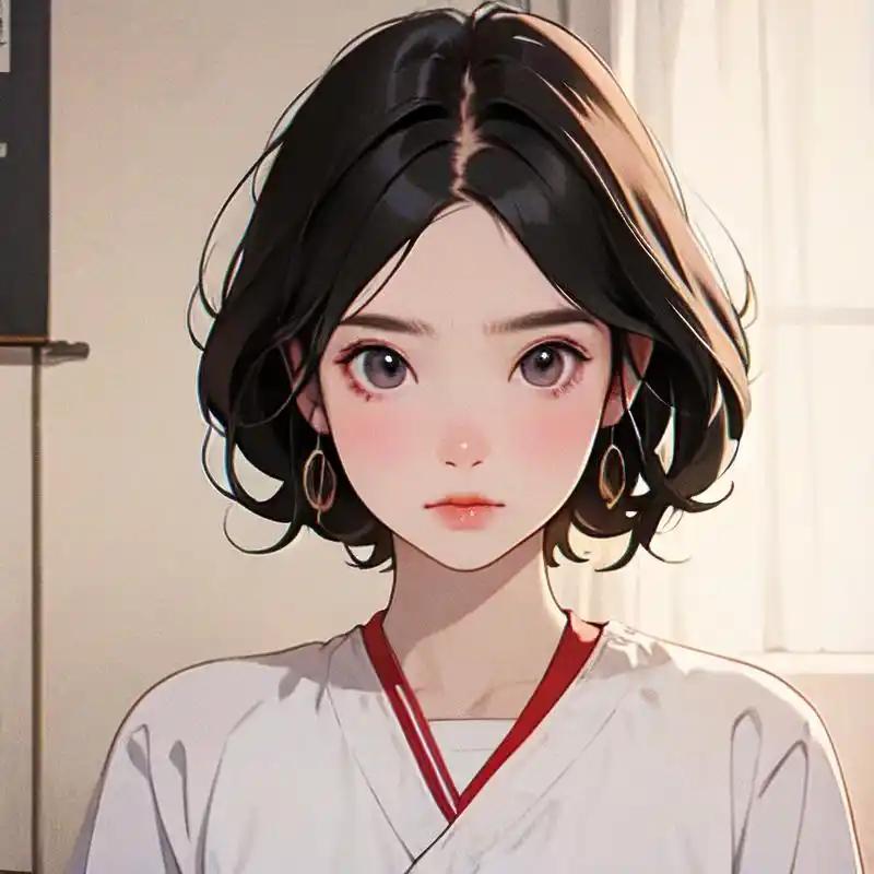 短发女生魅力78精选头像