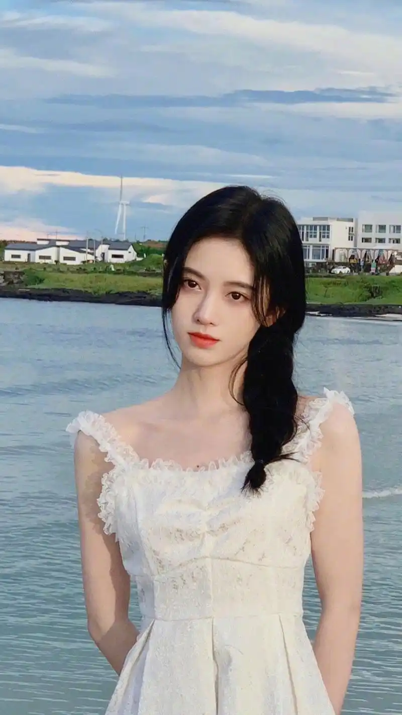 鞠婧祎海边仙气写真 鞠婧祎,仙气美女,清纯美女,可爱美女