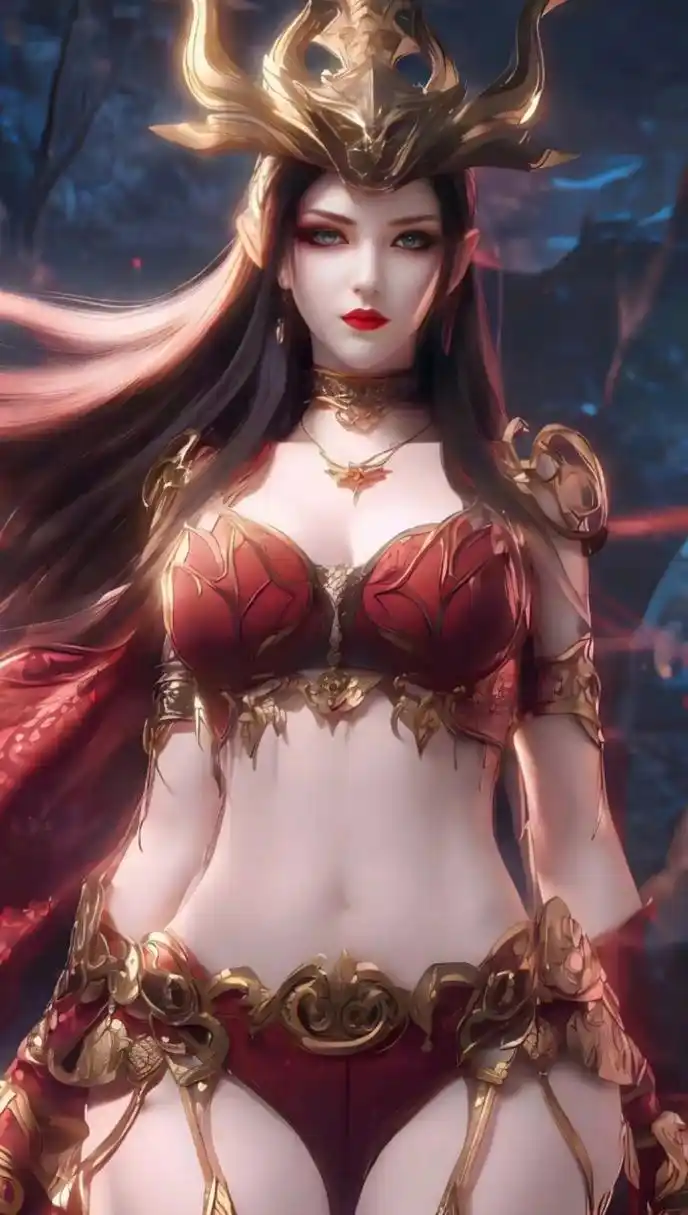 女王的颜值巅峰,不接受任何反驳[色][色][色]#斗破苍穹# #二次元