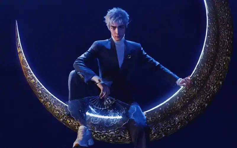 肖战72银发造型  精灵王肖战