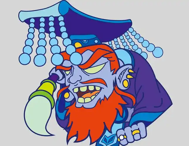 矢量画--阎王|插画|新锐潮流插画|菠妞 - 原创作品 - 站酷 (zcool)