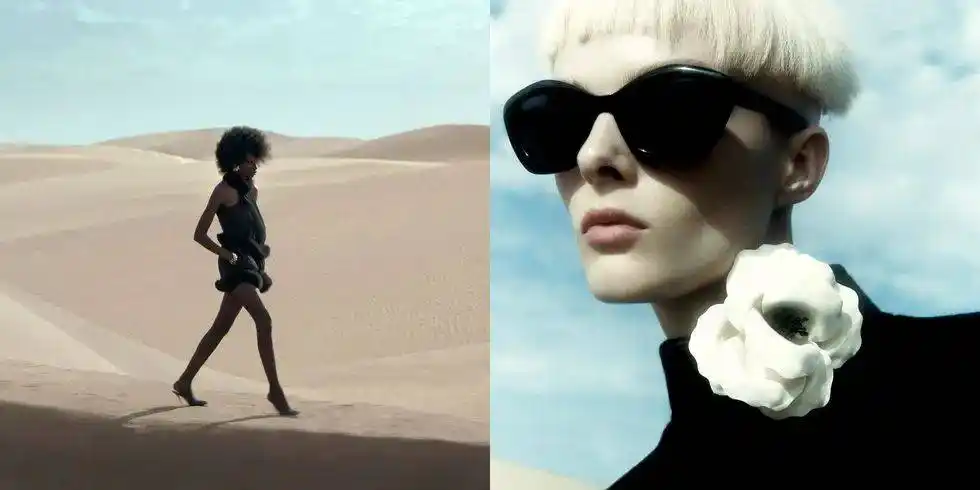 同ysl圣罗兰2021春夏系列进入诗意沙漠