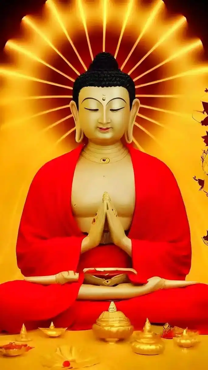 高清佛像手机壁纸.南无阿弥佗佛!我佛慈悲!爱,不是寻找一个完 - 抖音