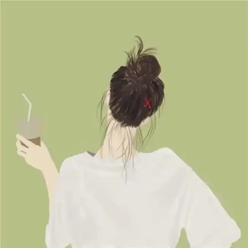 唯美背影头像女温柔高清图片