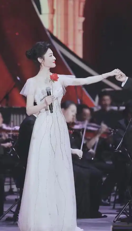 被央视主持人周涛惊艳到了穿搭得体又大方气质不亚于董卿