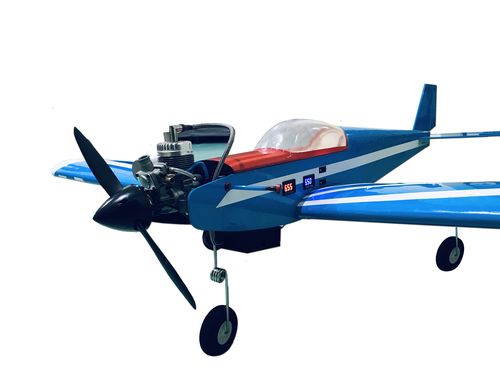 1米6下单翼练习机46级燃油遥控油动固定翼航模汽油飞机到手加油飞