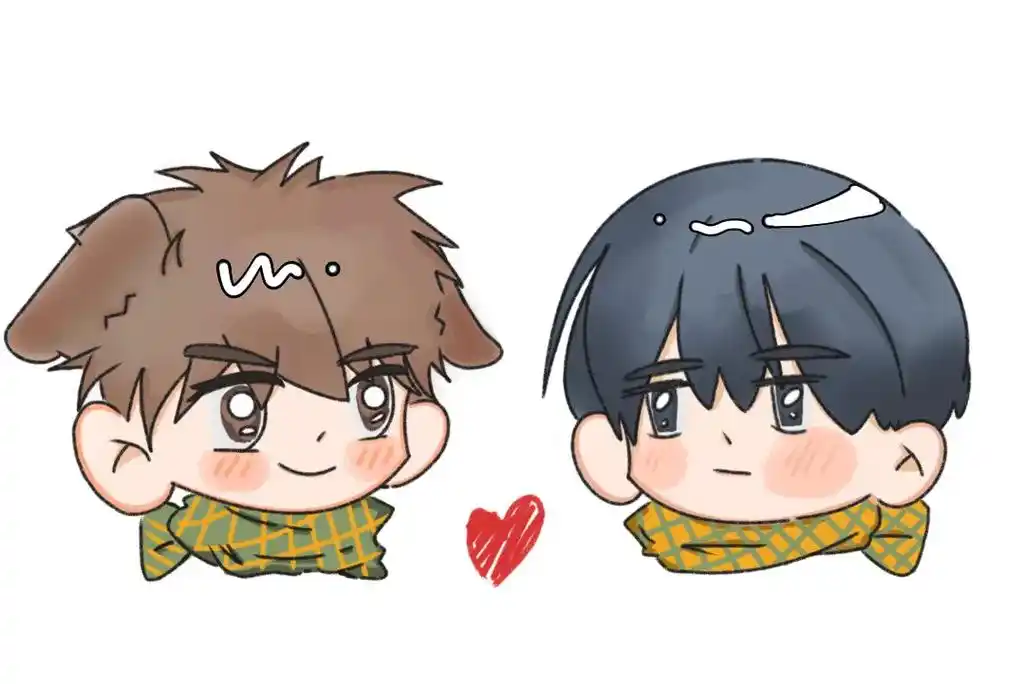 瓶邪 #同人 #q版人物 #盗墓笔记 #绘画 大张哥与吴小 - 抖音