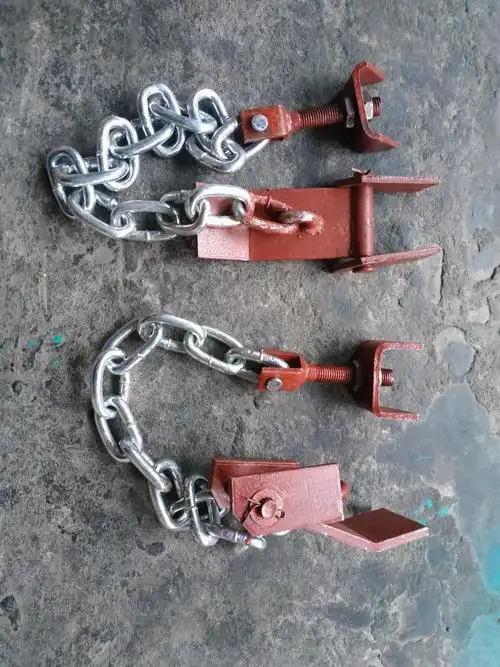 153板链式后门自动锁挂钩东风天龙解放小吨位渣土工程自卸车配件