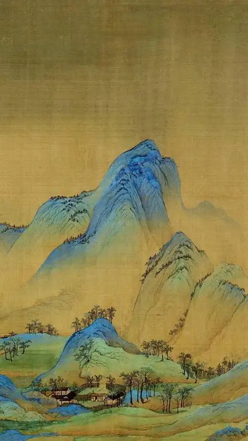 分享一波千里江山图壁纸