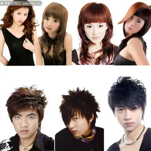 理发店发型图图片 - psd分层素材 - 百图汇-设计百家,以图汇友 www.