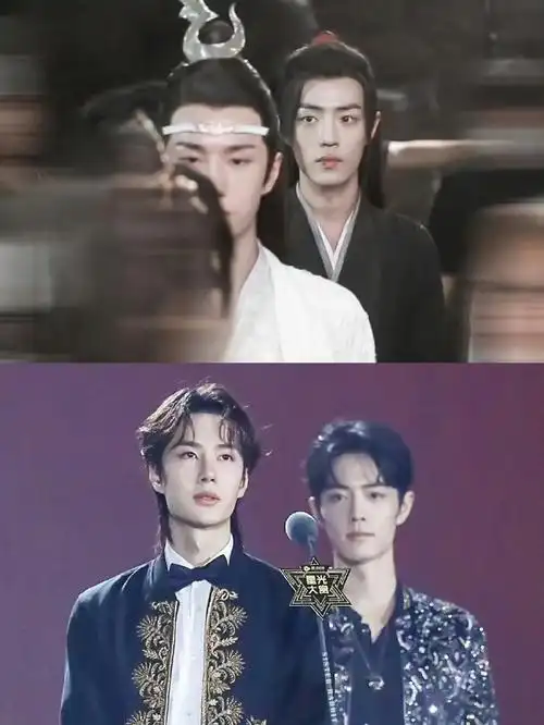 肖战王一博又同框了