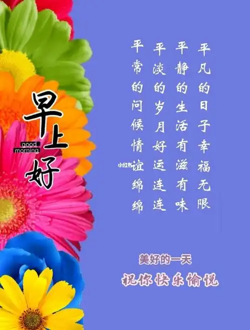 祝你快乐早上好