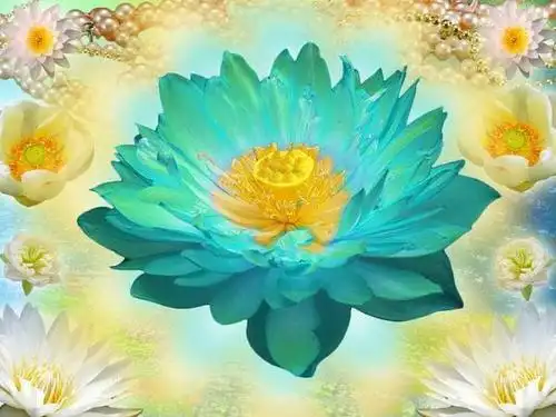 其实,这是在告诉我们,人类认为最昂贵的东西,放在西方极乐世界什么都