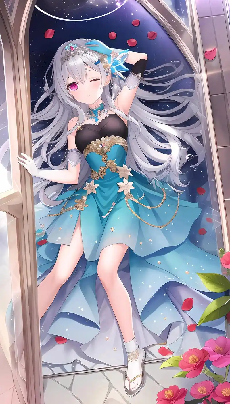 二次元美少女浅色系