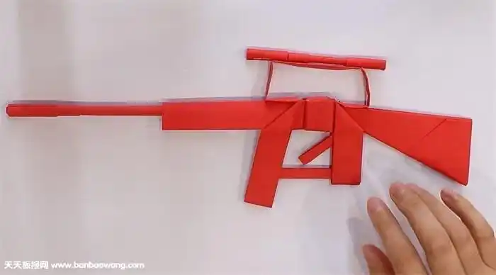 98k怎么折可发射折纸王子98k狙击枪折纸教程98k狙击枪折纸教程手工