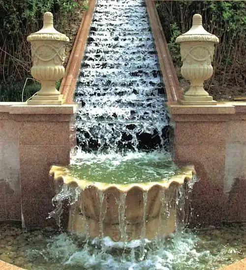 特色跌水景观实景图欣赏