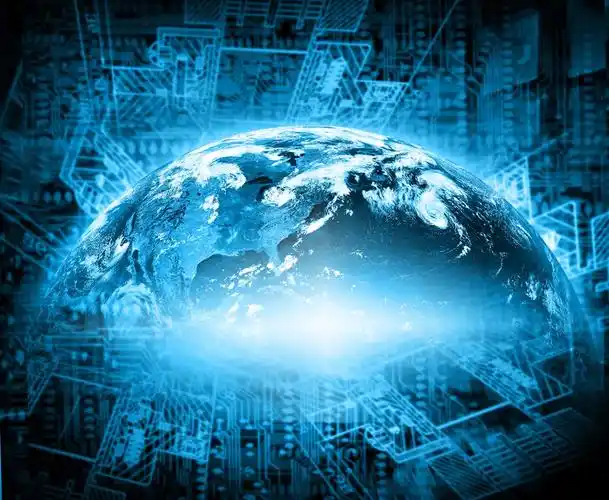 地球与互联网科技高清图片