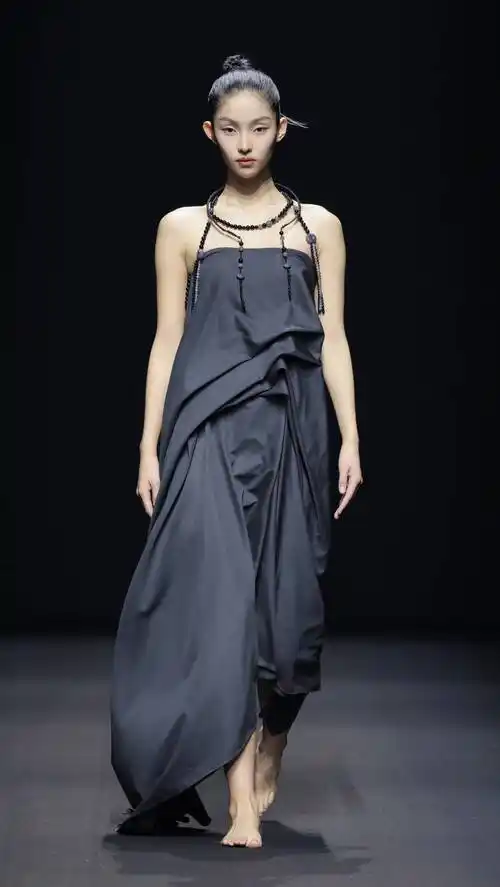 华夏秀杨洁龙门月窗大秀精彩亮相aw24中国国际时装周北服日