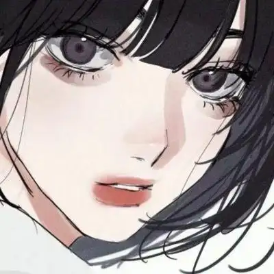 值得被偏爱的侧颜动漫女生头像