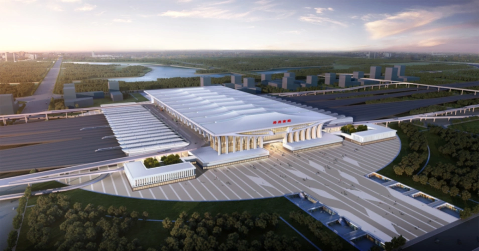 又一个高铁大站即将投入使用!