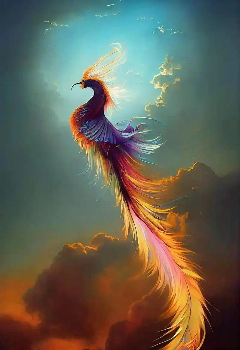 凤凰于飞向翙翙其羽