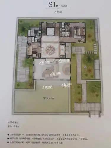 北京九章别墅6室4厅6卫户型图-北京楼盘网