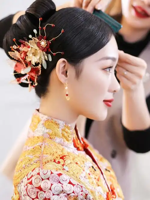 中国妆中式婚礼妆面