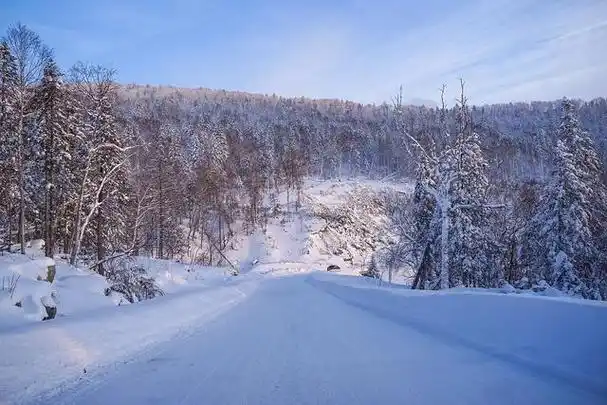 林海雪原是中国东北地区的一片自然风景区,以其壮观的雪景和丰富的