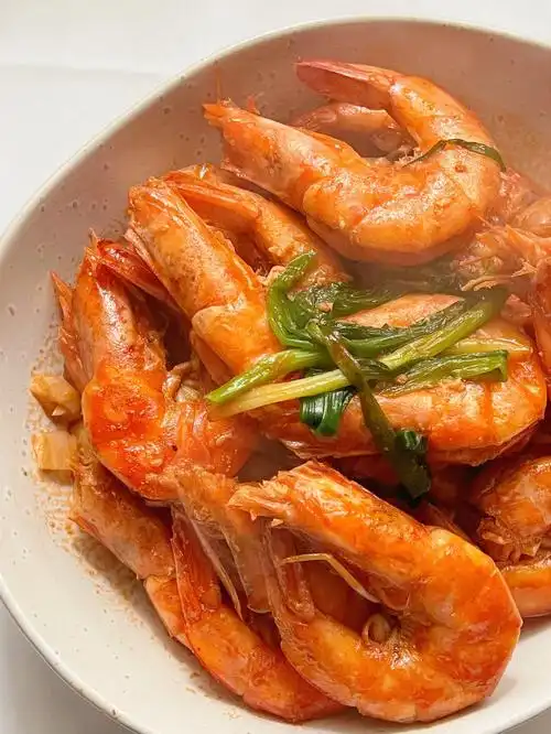 油焖大虾,简单美味家常菜-95食材虾-95做法:1