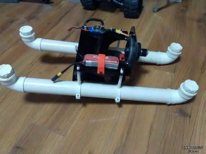 手工diypvc管涵道船模照模友的做的在此表示感谢