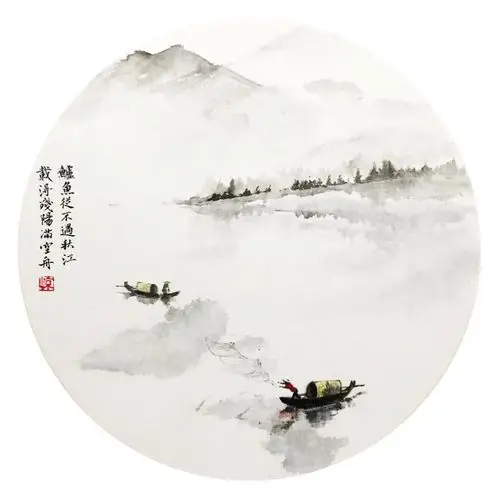 烟雨江南--陈惊诗意山水画
