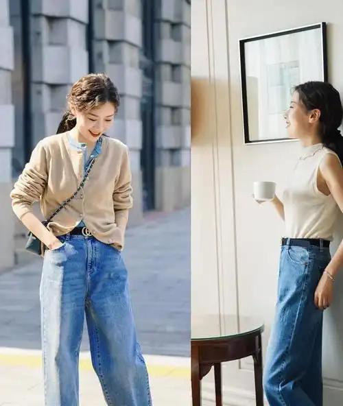 裤子,要记住"穿松不穿紧",除非你不想显高变洋气|衬衫|上衣|西裤|牛仔