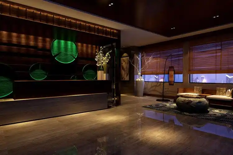 新中式spa会所装修效果图