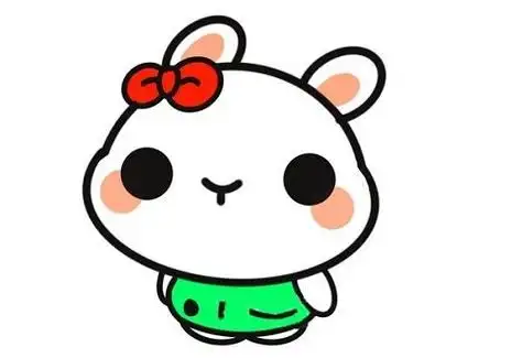 3-6岁儿童简笔画,兔子简笔画,简笔画动物,简笔画教程,简笔画图片