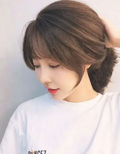 空气刘海假发女网红法式圆脸假头帘自然无痕隐形发际线假发补发块你