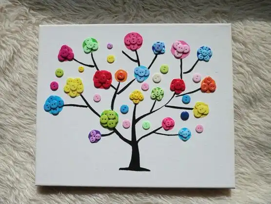 快乐星期天:小纽扣大创意创意纽扣时尚diy