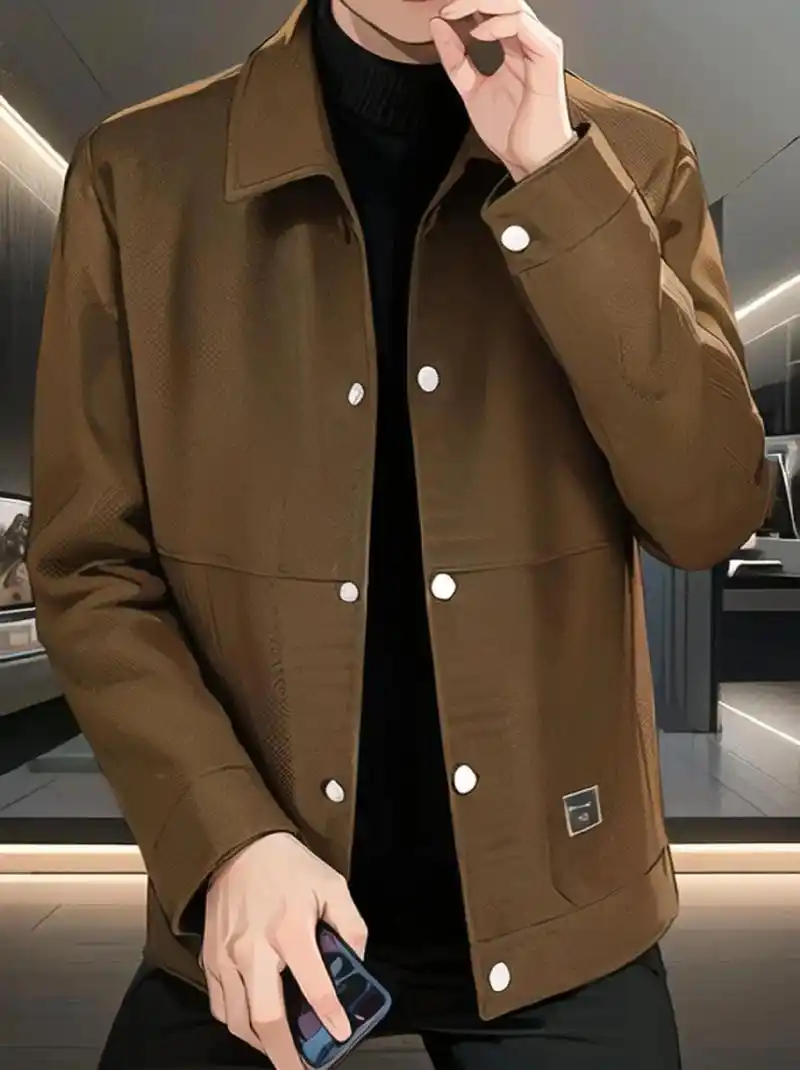 2023男士新款秋冬款衣服外套男式欧绵绒休闲短款夹克秋装新款 - 抖音