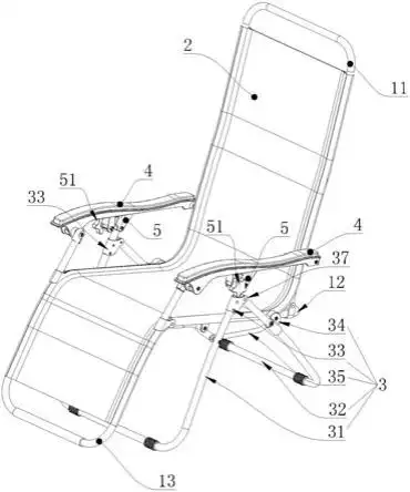 一种躺椅的制作方法