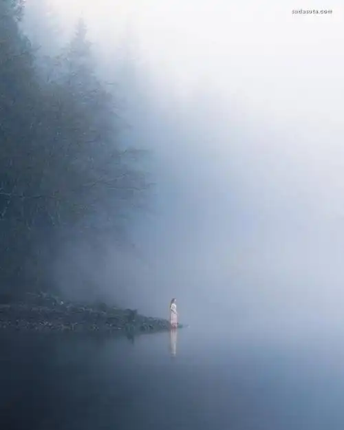 孤独的镜头一个人平静与淡然爱极了这种渺小诗意的情境